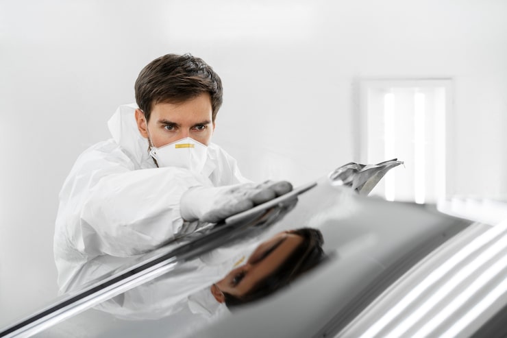 service high end vehicle paint inspection